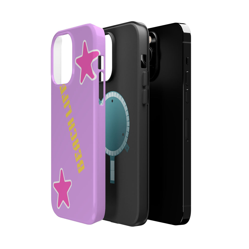 Beach Life Phone Case | Purple Starfish Magnetic Impact Case