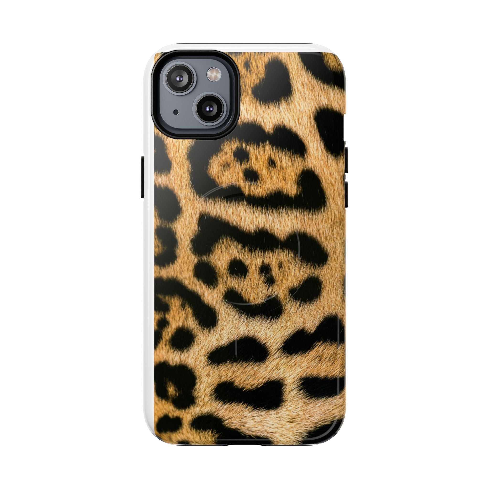 Leopard Print Phone Case Tough Magnetic Case | Animal Print Magnetic Phone Cover