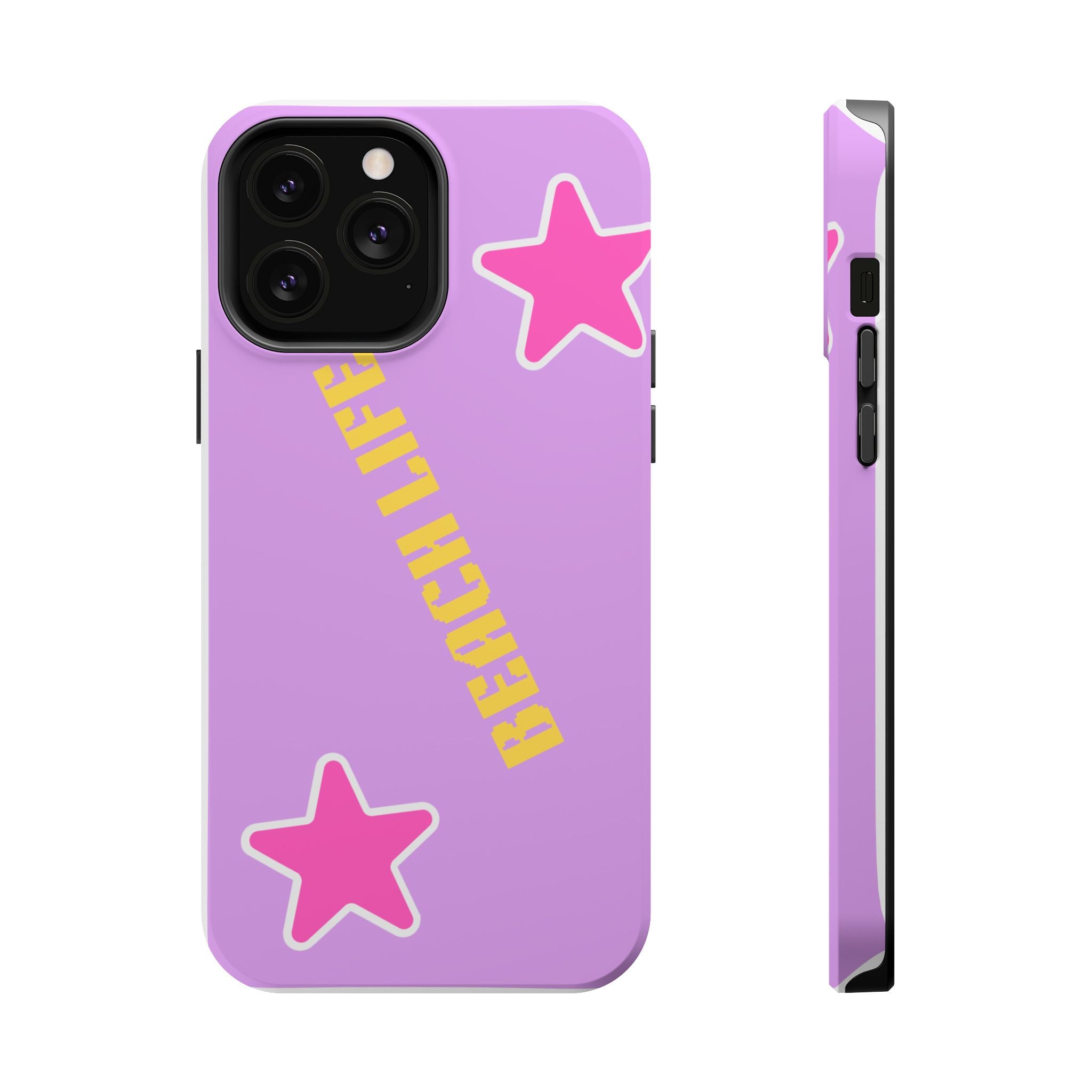 Beach Life Phone Case | Purple Starfish Magnetic Impact Case