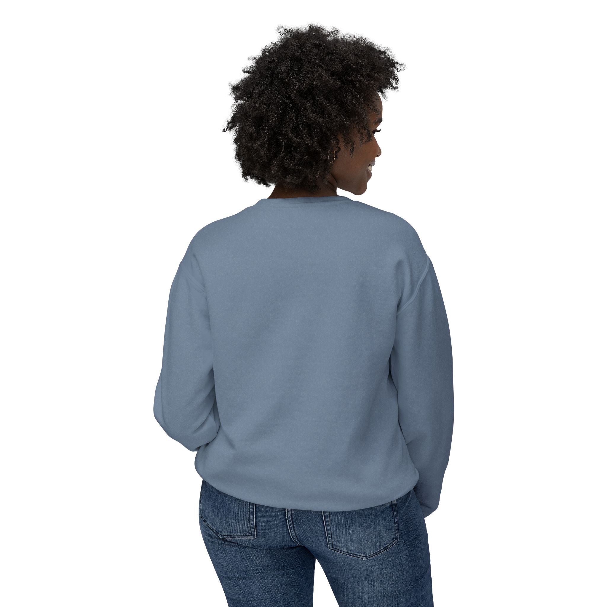 Hibiscus Floral Crewneck Sweatshirt — Lightweight Tropical Flower Pullover