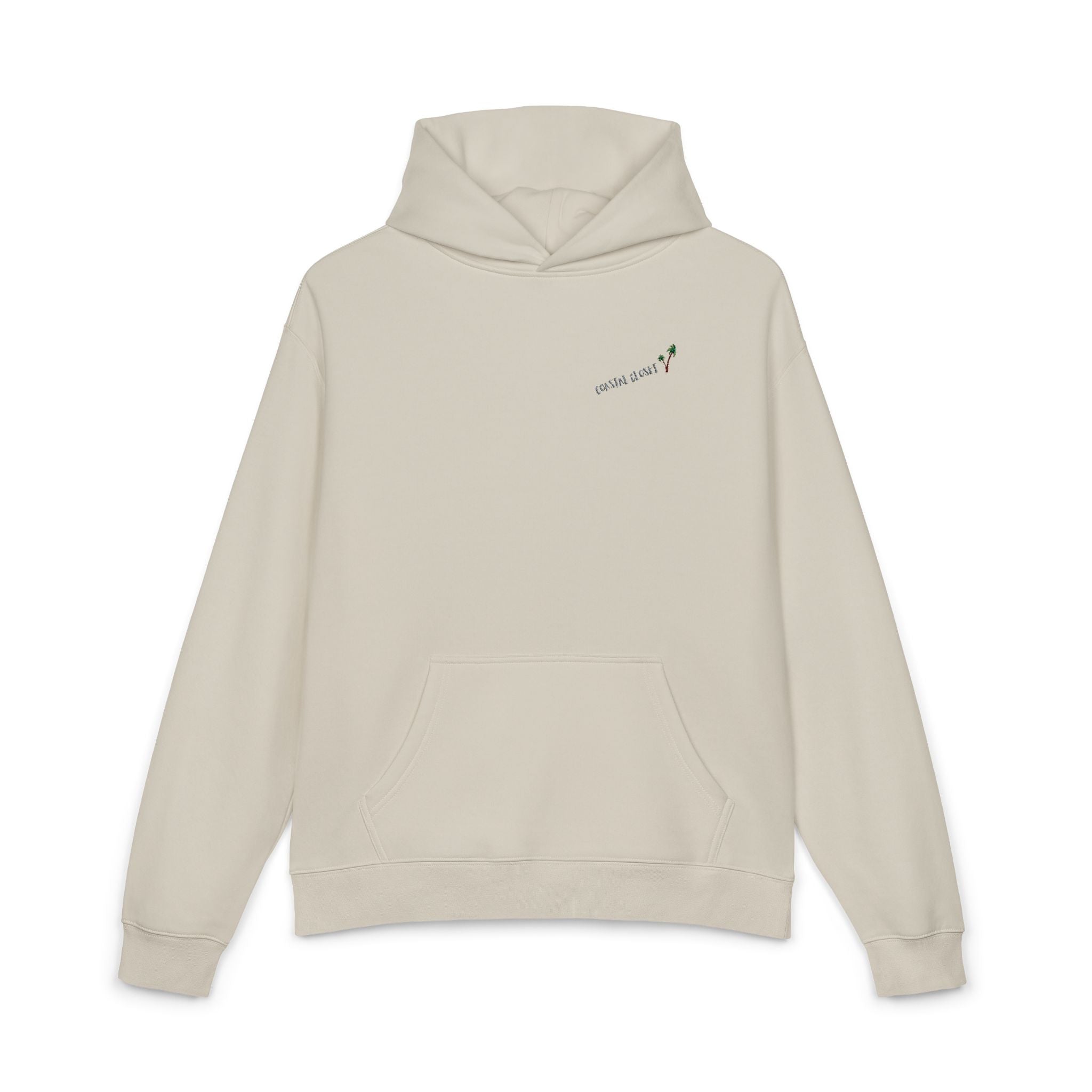 Minimal Dandelion Hoodie — Cozy Neutral Relaxed Fit with Tiny Dandelion Design
