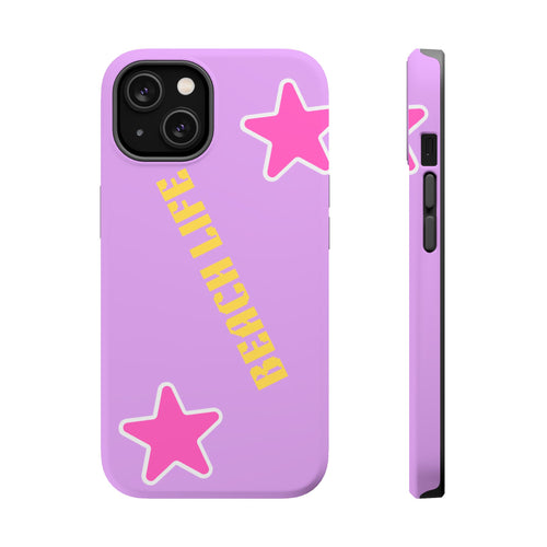 Beach Life Phone Case | Purple Starfish Magnetic Impact Case