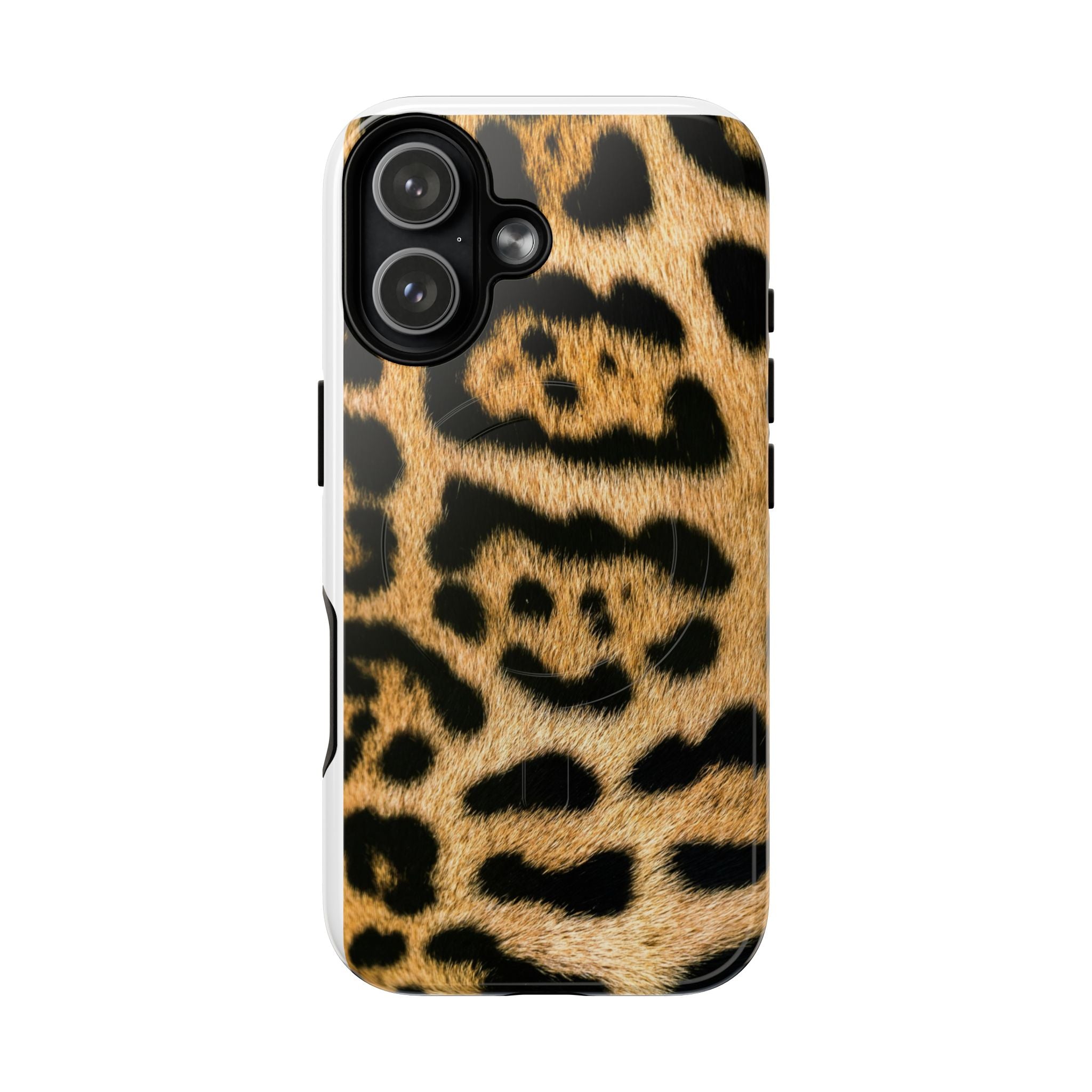 Leopard Print Phone Case Tough Magnetic Case | Animal Print Magnetic Phone Cover