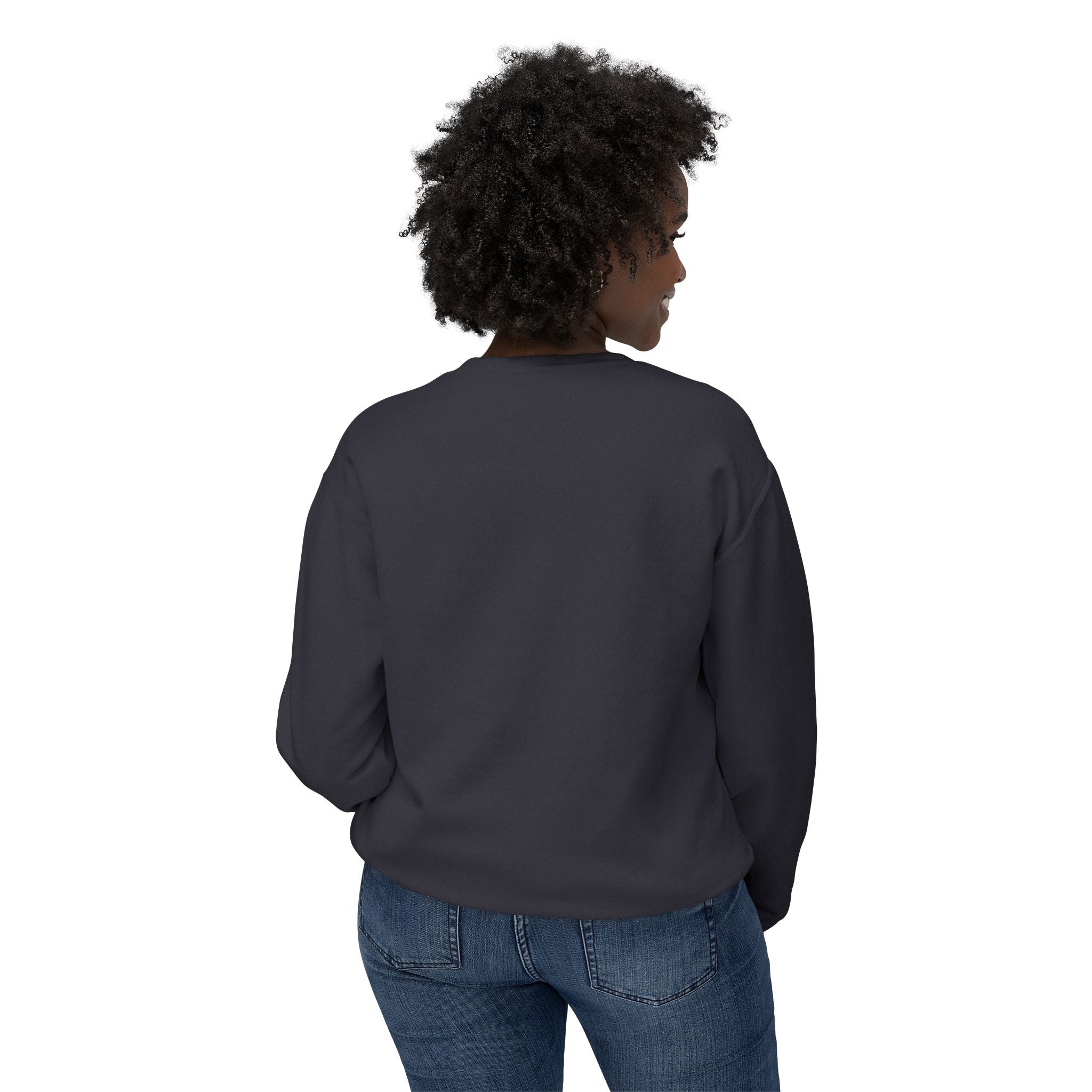 Hibiscus Floral Crewneck Sweatshirt — Lightweight Tropical Flower Pullover