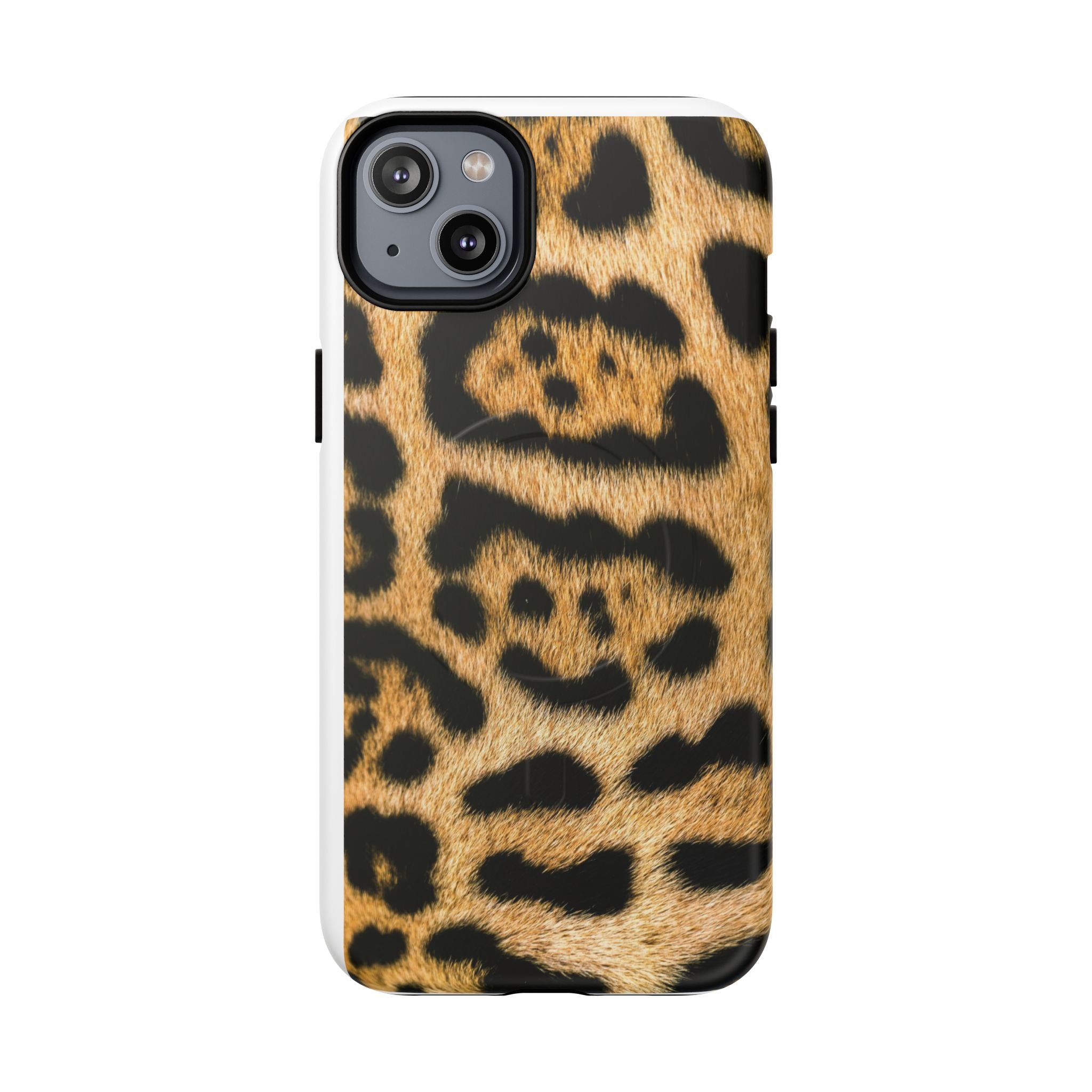 Leopard Print Phone Case Tough Magnetic Case | Animal Print Magnetic Phone Cover